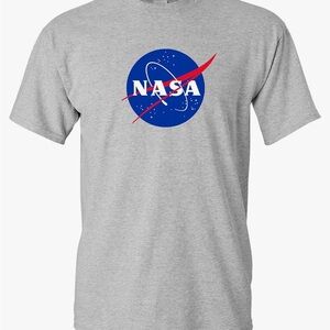 Gray NASA Logo Tee